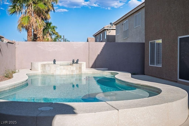 506 Staghorn Pass Ave, Las Vegas, NV 89183 - view of pool featuring a fenced backyard