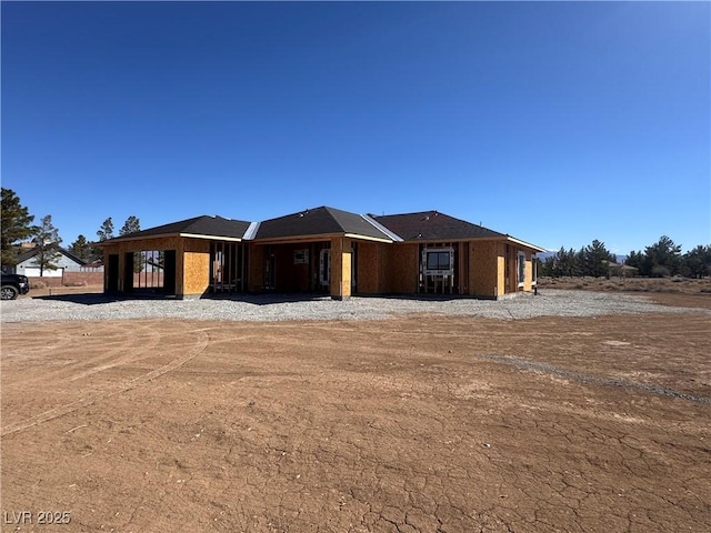 view of front of property