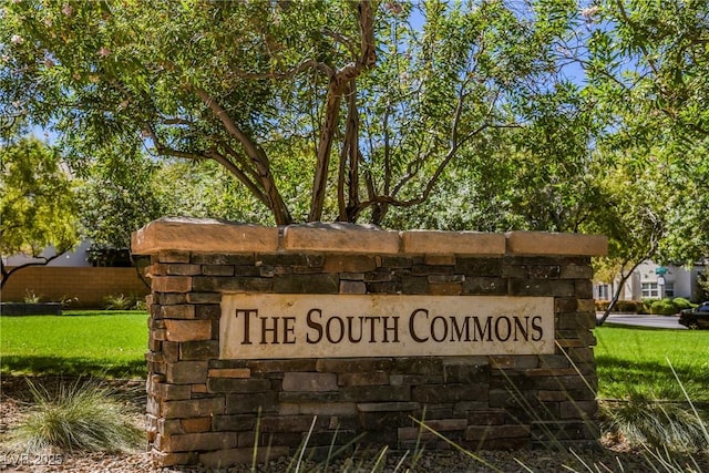 7649 Calico Fields St, Las Vegas, NV 89149 - community / neighborhood sign with a yard