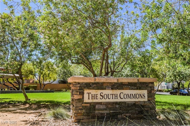 7649 Calico Fields St, Las Vegas, NV 89149 - community / neighborhood sign featuring a yard