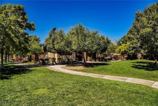 7649 Calico Fields St, Las Vegas, NV 89149 - view of community featuring a yard