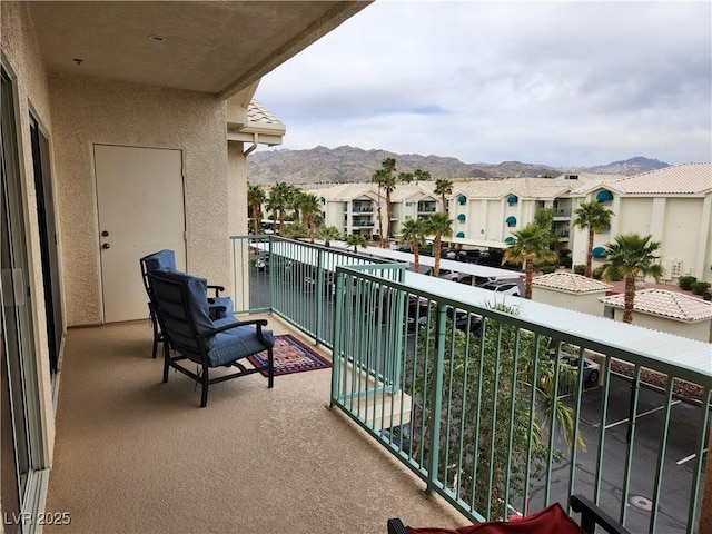 3550 Bay Sands Dr Unit 3077, Laughlin, NV 89029 - balcony with a mountain view and a residential view
