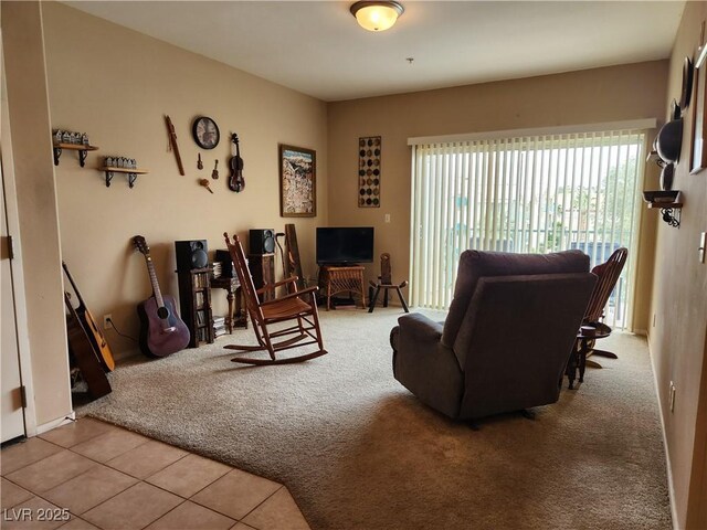 3550 Bay Sands Dr Unit 3077, Laughlin, NV 89029 - living area with light colored carpet and light tile patterned floors