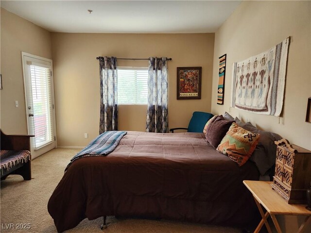 3550 Bay Sands Dr Unit 3077, Laughlin, NV 89029 - bedroom featuring carpet and access to outside
