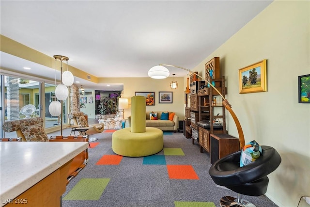 3586 Spencer St, Las Vegas, NV 89169 - living area with carpet