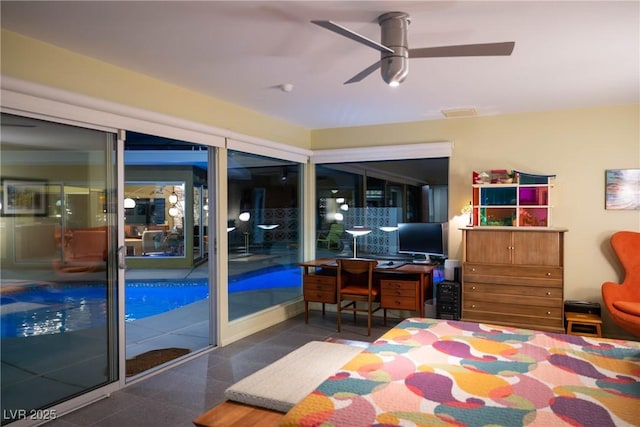 3586 Spencer St, Las Vegas, NV 89169 - bedroom with multiple closets, visible vents, and a ceiling fan
