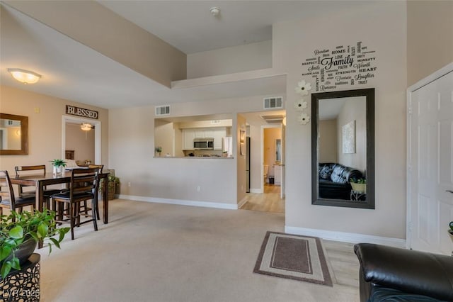 8000 Badura Ave Unit 2063, Las Vegas, NV 89113 - living room with light colored carpet and baseboards