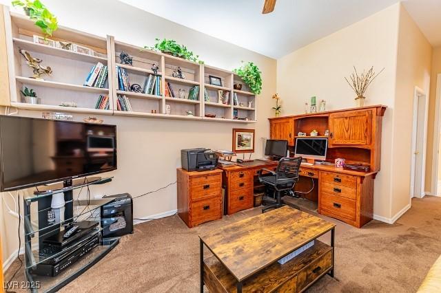 10524 Longwood Dr, Las Vegas, NV 89134 - office with light colored carpet and baseboards