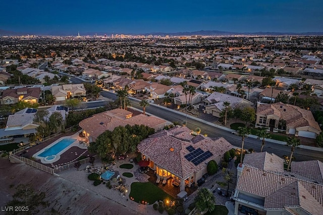 10524 Longwood Dr, Las Vegas, NV 89134 - bird's eye view with a residential view