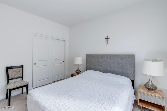 2114 Cold Canyon Ave, North Las Vegas, NV 89086 - carpeted bedroom featuring baseboards and a closet