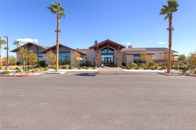 2114 Cold Canyon Ave, North Las Vegas, NV 89086 - view of front of home with stucco siding