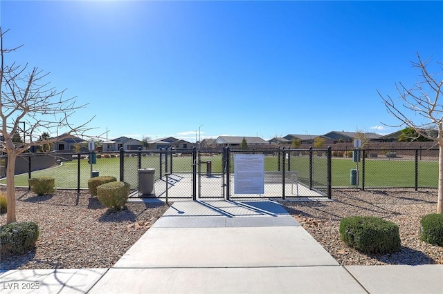2114 Cold Canyon Ave, North Las Vegas, NV 89086 - view of gate with fence and a residential view