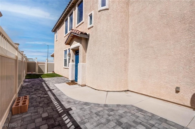 view of patio / terrace with a fenced backyard