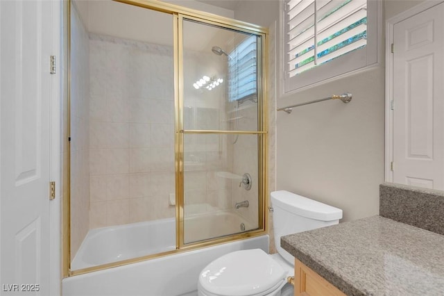 2290 Casa Bella Ct, Las Vegas, NV 89117 - full bath featuring vanity and bath / shower combo with glass door