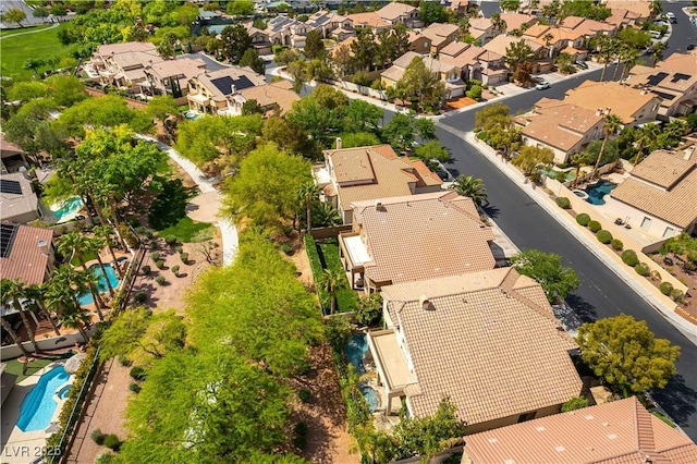 812 Eaglewood Dr, Las Vegas, NV 89144 - aerial view of residential area with a pool