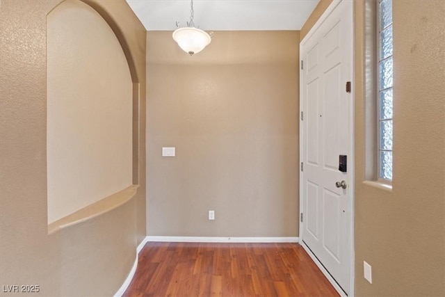 640 Finch Island Ave, Henderson, NV 89015 - foyer with baseboards and wood finished floors