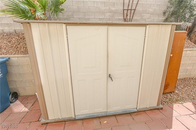 view of outbuilding