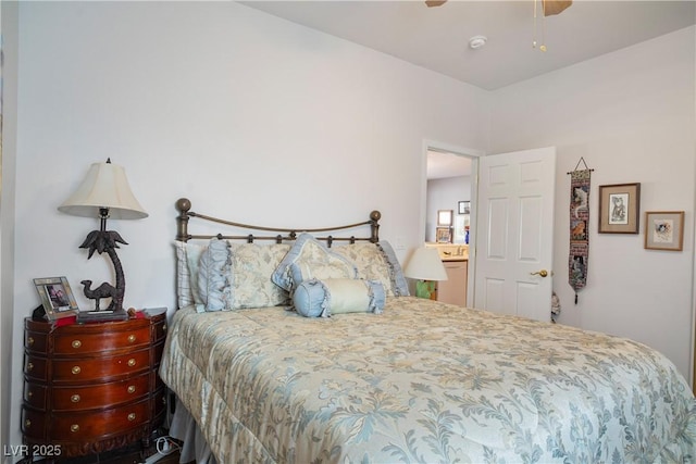 3491 Cottage Thistle Dr, Laughlin, NV 89029 - bedroom with ceiling fan