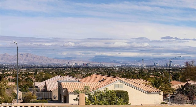 2212 Sierra Heights Dr, Las Vegas, NV 89134 - aerial view with a mountain view