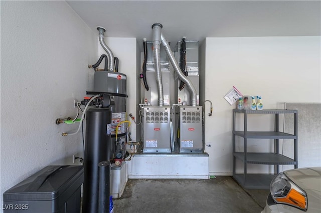 2212 Sierra Heights Dr, Las Vegas, NV 89134 - utility room featuring heating unit