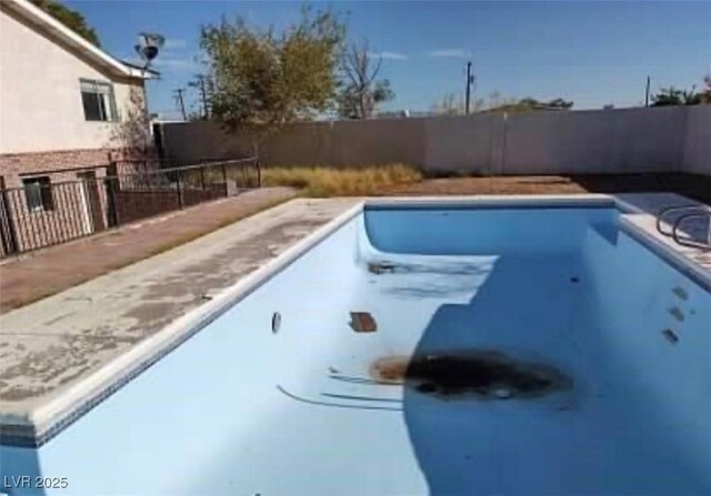 664 Sky Rd, Indian Springs, NV 89018 - view of pool with a fenced backyard and a fenced in pool
