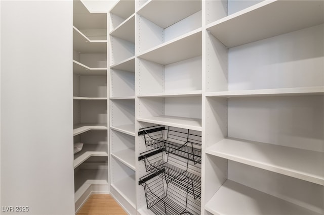 view of storage area
