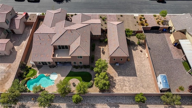 10840 Rosin Jaw St, Las Vegas, NV 89183 - birds eye view of property featuring a residential view