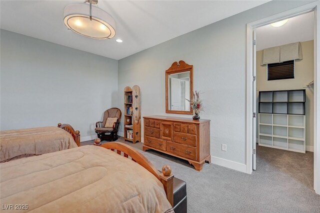 10840 Rosin Jaw St, Las Vegas, NV 89183 - carpeted bedroom featuring baseboards and recessed lighting