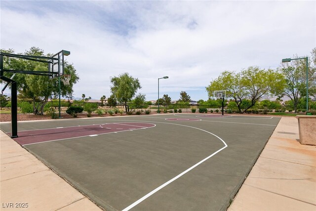 7416 Redhead Dr, North Las Vegas, NV 89084 - view of sport court featuring community basketball court