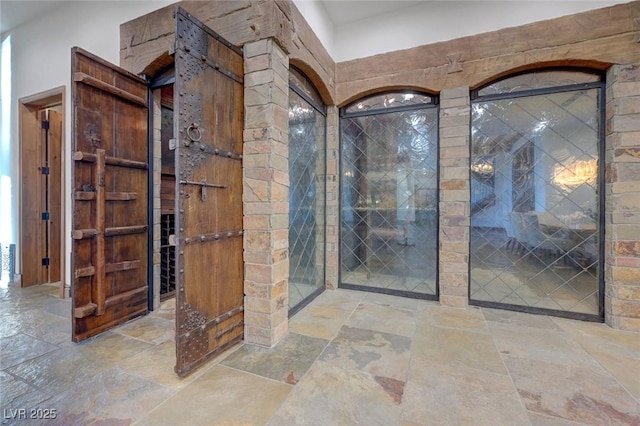15 Rue Du Rivoli Pl, Henderson, NV 89011 - wine area with stone tile flooring