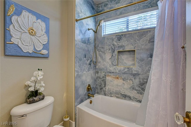 10550 Patrington Ct, Las Vegas, NV 89183 - bathroom with shower / bath combo and toilet