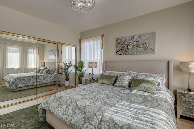 10550 Patrington Ct, Las Vegas, NV 89183 - bedroom featuring a closet and multiple windows