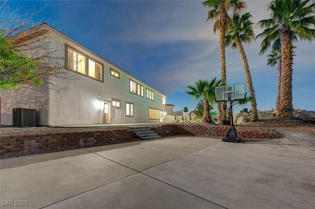 10550 Patrington Ct, Las Vegas, NV 89183 - view of home's exterior with stucco siding and central AC unit