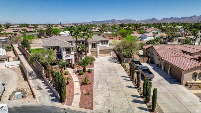 10550 Patrington Ct, Las Vegas, NV 89183 - drone / aerial view with a mountain view and a residential view