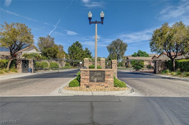 10550 Patrington Ct, Las Vegas, NV 89183 - exterior space with a gated entry, curbs, and a gate