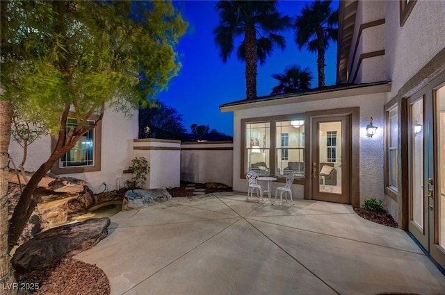 10550 Patrington Ct, Las Vegas, NV 89183 - view of patio at night