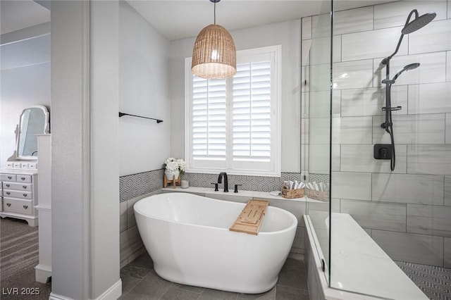 5815 Pristine Falls Ave, Las Vegas, NV 89131 - full bath featuring a freestanding bath and a stall shower