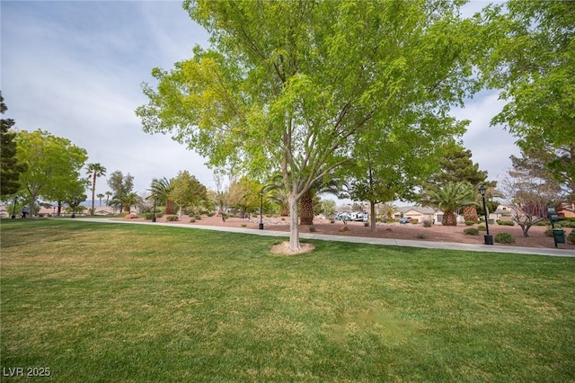 5815 Pristine Falls Ave, Las Vegas, NV 89131 - surrounding community with a yard