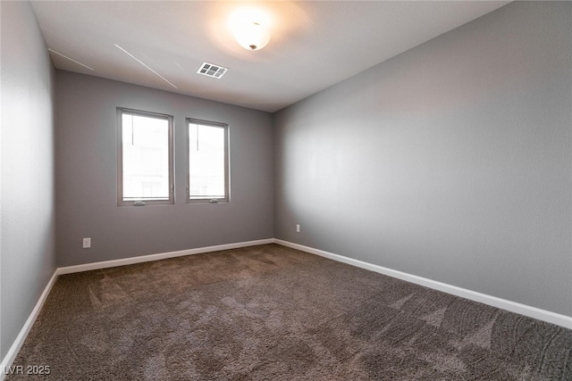363 Terrill Ave, Las Vegas, NV 89183 - empty room with attic access, baseboards, visible vents, and carpet floors
