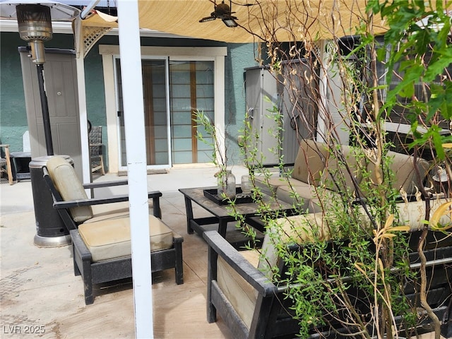1812 Ivanhoe Way, Las Vegas, NV 89102 - view of patio with a ceiling fan