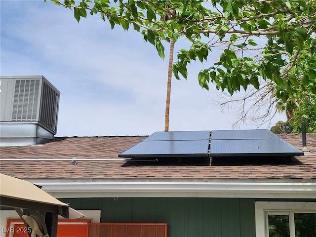 1812 Ivanhoe Way, Las Vegas, NV 89102 - exterior view of a shingled roof and central AC unit