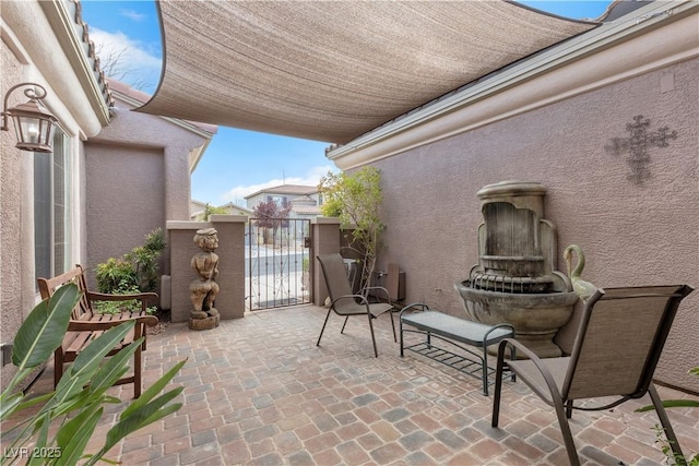10024 Scenic Walk Ave, Las Vegas, NV 89149 - view of patio featuring a gate