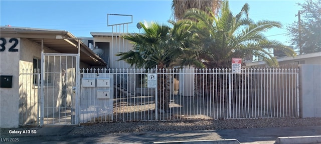 1832 Lewis Ave, Las Vegas, NV 89101 - view of gate featuring a fenced front yard