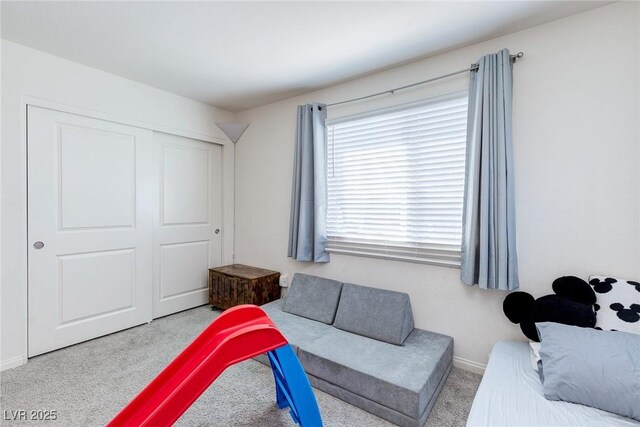 6804 Surf Green Ct, North Las Vegas, NV 89086 - living area with carpet floors and baseboards