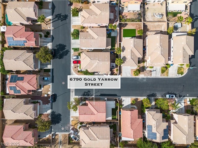 6790 Gold Yarrow St, Las Vegas, NV 89148 - aerial perspective of suburban area