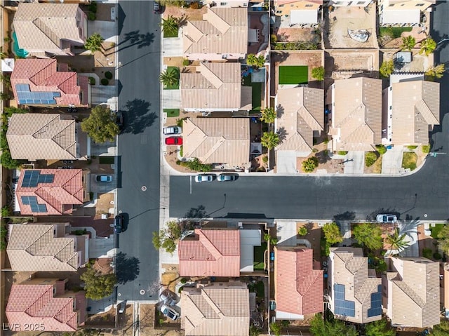 6790 Gold Yarrow St, Las Vegas, NV 89148 - aerial view of property and surrounding area with nearby suburban area
