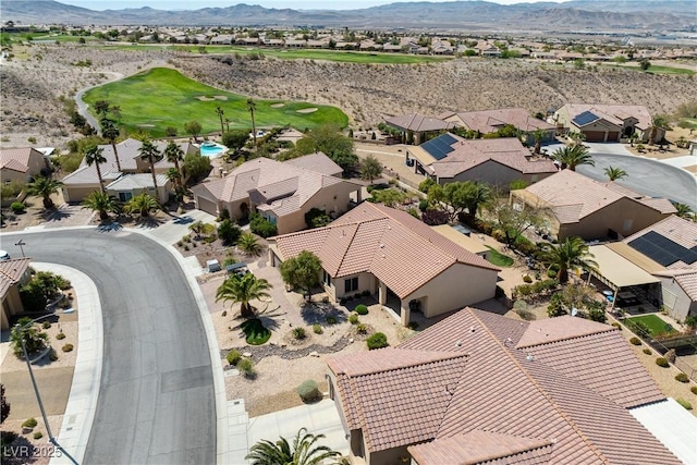 2606 Crested Butte St, Henderson, NV 89052 - aerial view featuring a residential view, a mountain view, and golf course view