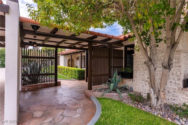 view of patio