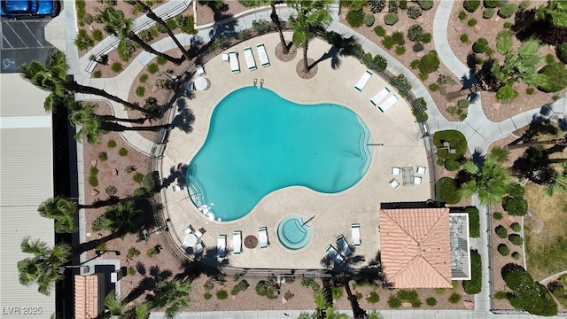 8410 Eldora Ave Unit 2045, Las Vegas, NV 89117 - aerial view of a pool