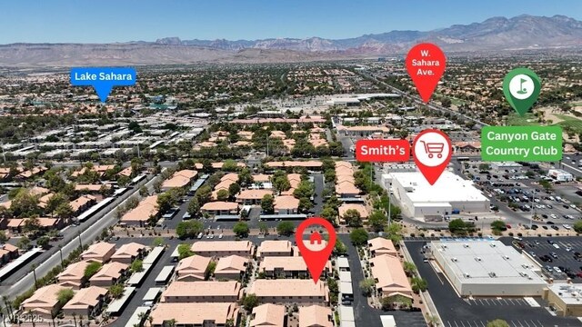 8410 Eldora Ave Unit 2045, Las Vegas, NV 89117 - drone / aerial view of a mountain backdrop
